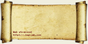 Elma Vujinović vizit kartica